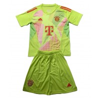 Maglia Calcio Bayern Munich Portiere Prima Divisa Bambino 2024-25 Manica Corta (+ pantaloncini)